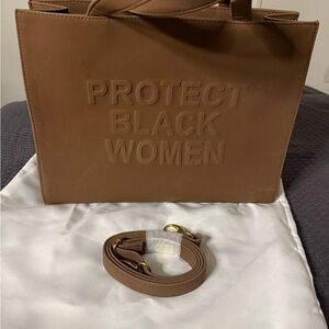 Cise Empowering Tan Tote Bag